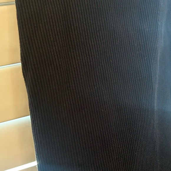 ZARA NWT Open Back Knit Midi Dress - Black (S) - Picture 4 of 5